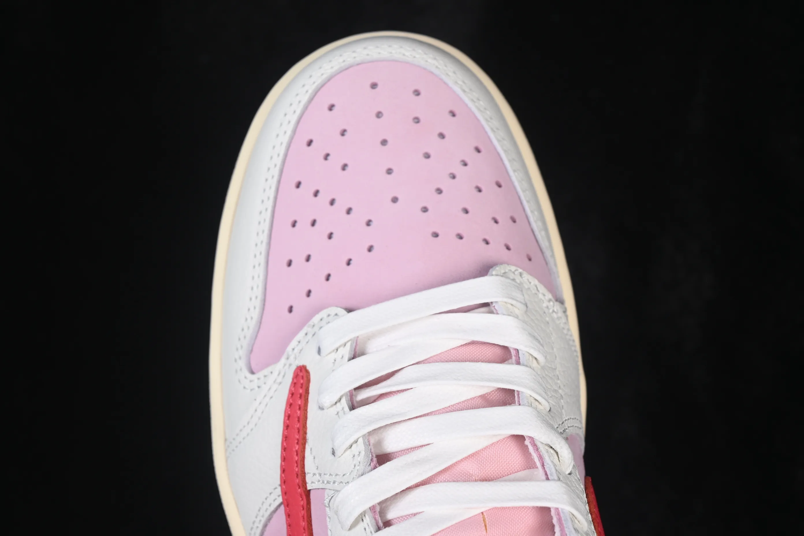 All categories Air Jordan Jordan series basketball shoes Air Jordan 1 Low ZG version Travis Scott x Air Jordan 1 Low OG AJ1 Joe 1 undercut low top full head layer IQ7604-101